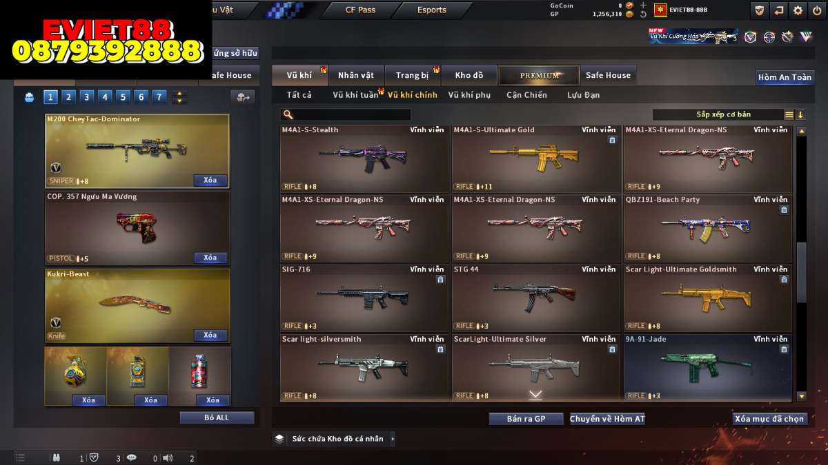 shop acc cf uy tin gia re